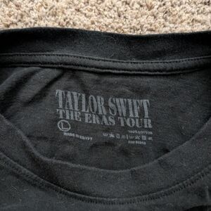 Taylor Swift The Eras Tour Black Tee